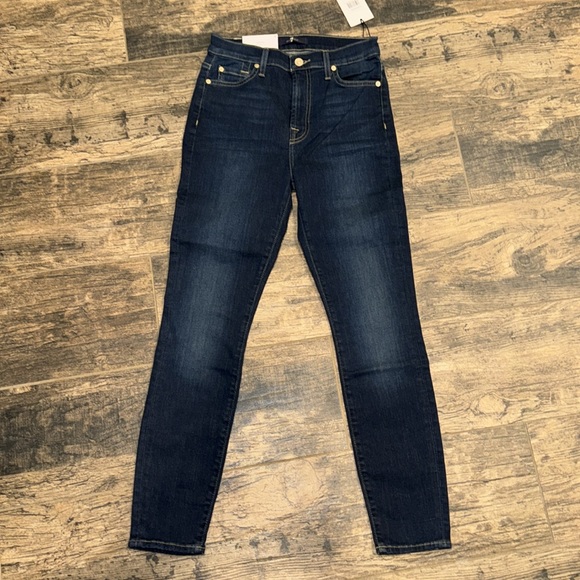 7FAMK NWT ankle skinny jean in Dian - Picture 8 of 14